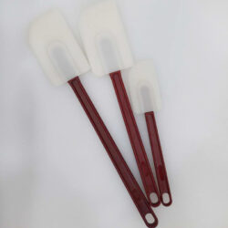 Solid Color Silicone Angled Cooking Spatula